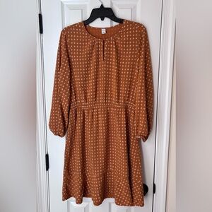 Old Navy Waist-Defined Keyhole Dress - Large